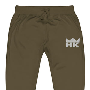 H & K Embroidered Fleece Sweatpants