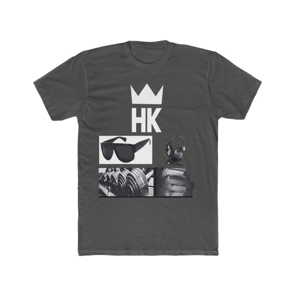 H & K Crown Calif.  Men's Cotton Crew Tee