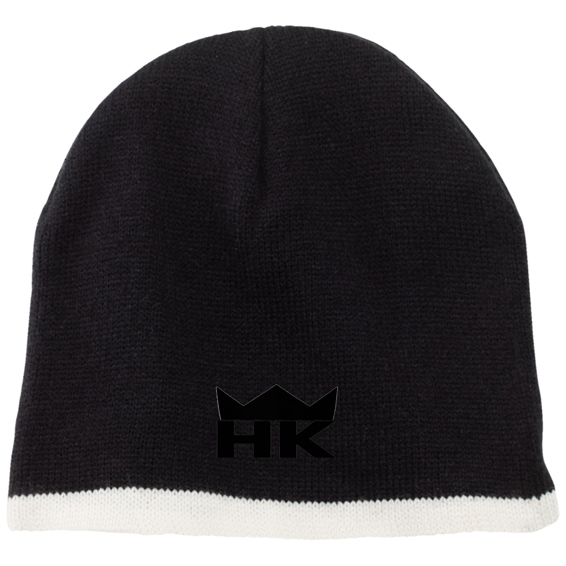 H & K Black Crown Beanie