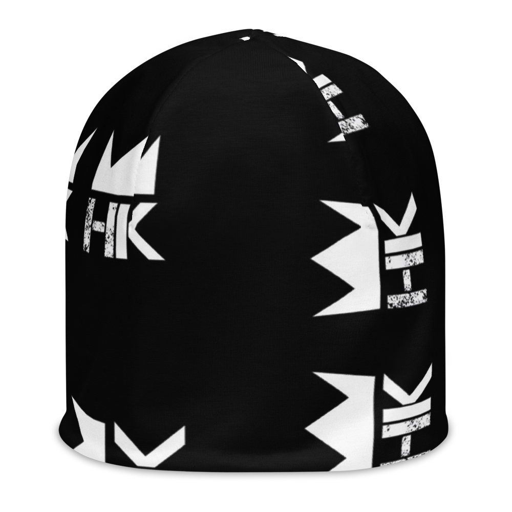 H & K Crown All-Over Print Beanie