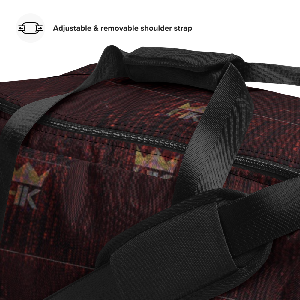 H & K Crown Red Pill Duffle Bag