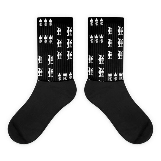 H & K Crown Flipped Logo Socks