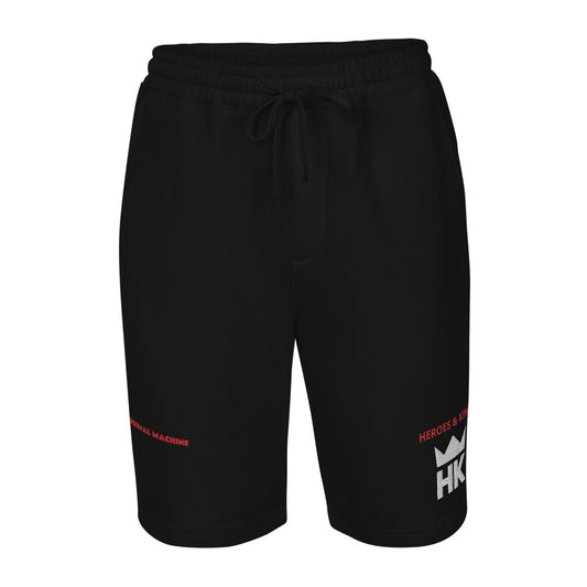 H & K Primal Men's Embroidered fleece shorts