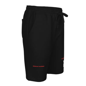 H & K Primal Men's Embroidered fleece shorts