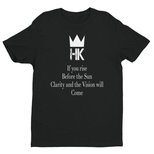 H & K Clarity Fitted Short Sleeve T-Shirt with Tear Away Label