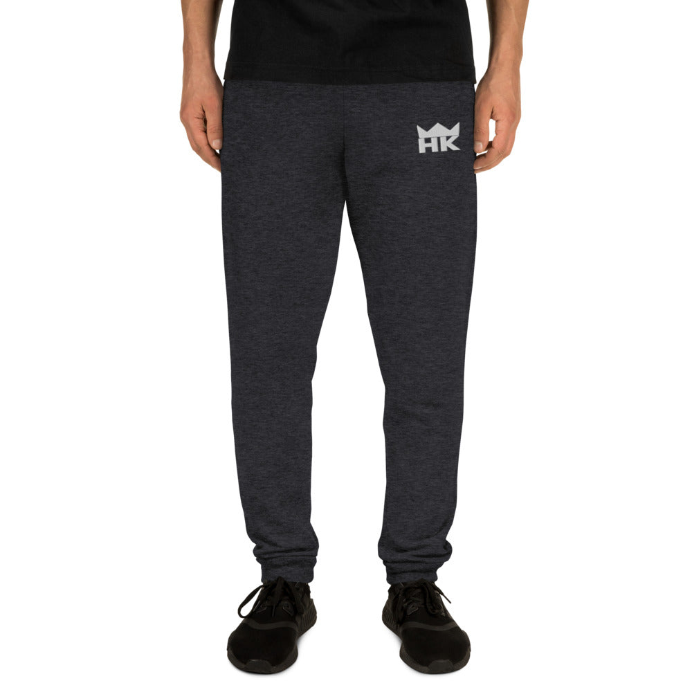 H & K Embroidered Royal Joggers