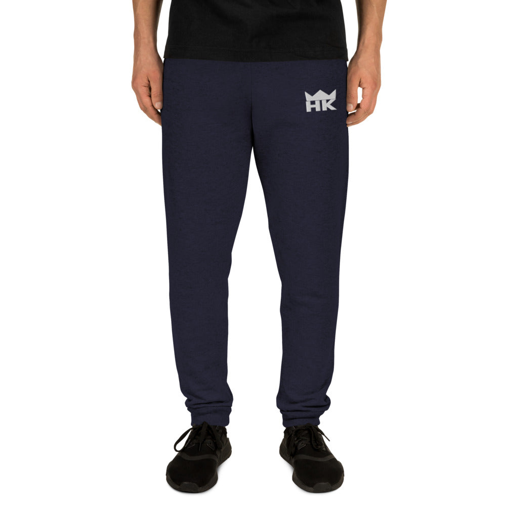 H & K Embroidered Royal Joggers